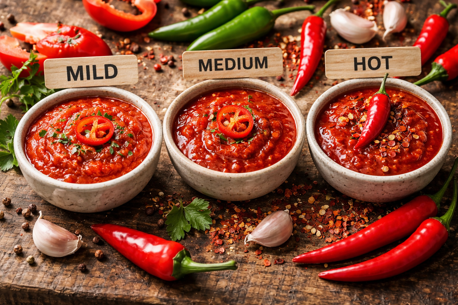 Biber sosu acı skalası