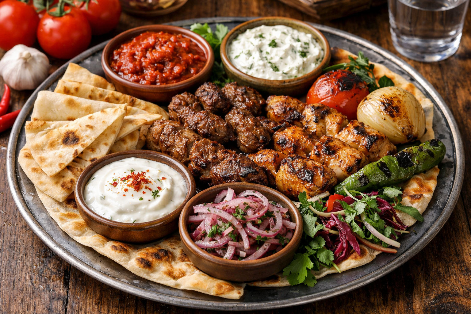 Kebap servis tabağı